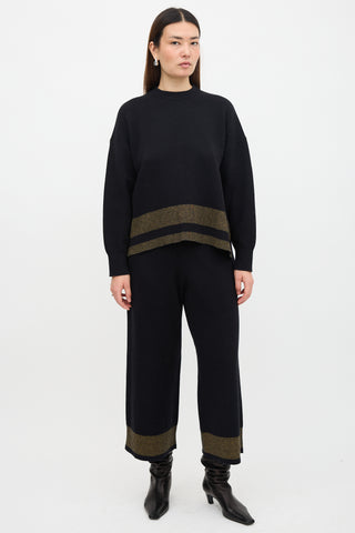 Proenza Schouler Striped Hem Sweater