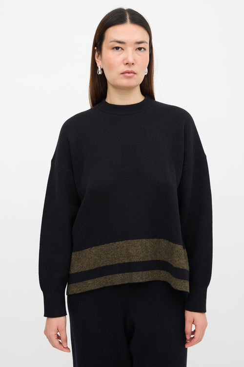 Proenza Schouler Striped Hem Sweater