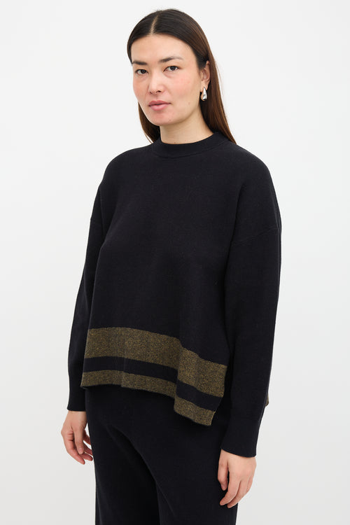 Proenza Schouler Striped Hem Sweater