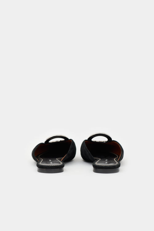 Proenza Schouler Suede Pointed Toe Mule