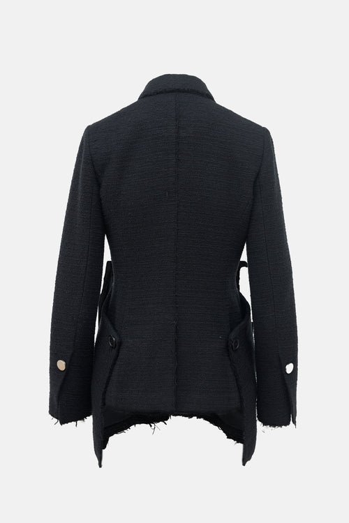 Proenza Schouler Tweed Panelled Blazer