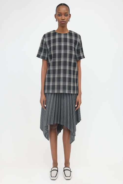Proenza Schouler Wool Check Top