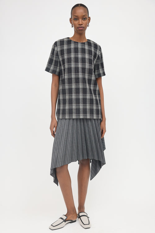 Proenza Schouler Wool Check Top