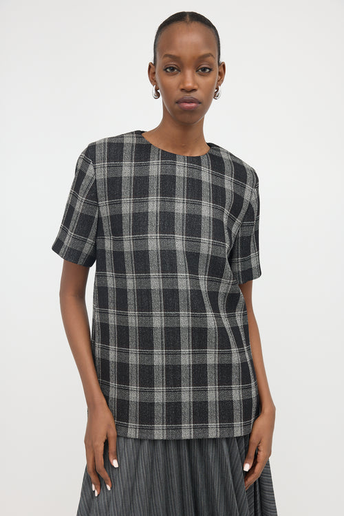 Proenza Schouler Wool Check Top
