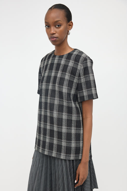 Proenza Schouler Wool Check Top