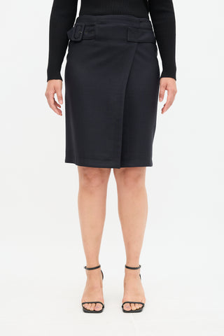 Proenza Schouler Wool Wrap Skirt