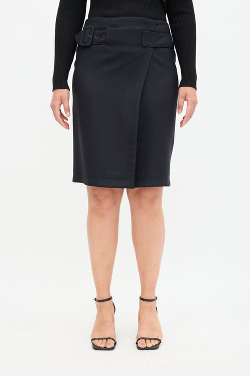 Proenza Schouler Wool Wrap Skirt
