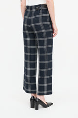 Proenza Schouler Belted Check Trouser