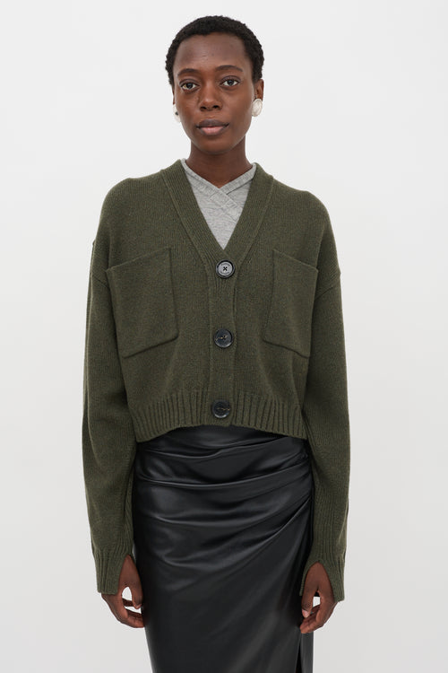 Proenza Schouler Cashmere Cropped Cardigan