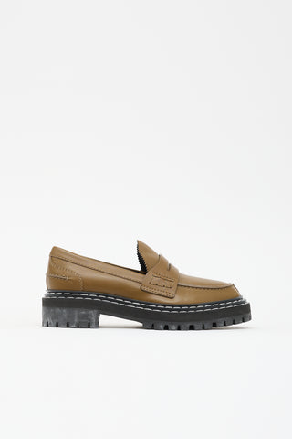 Proenza Schouler Leather Platform Loafer