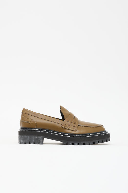 Proenza Schouler Leather Platform Loafer