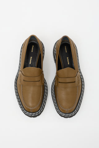 Proenza Schouler Leather Platform Loafer