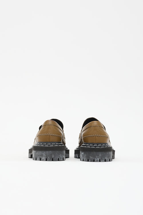 Proenza Schouler Leather Platform Loafer