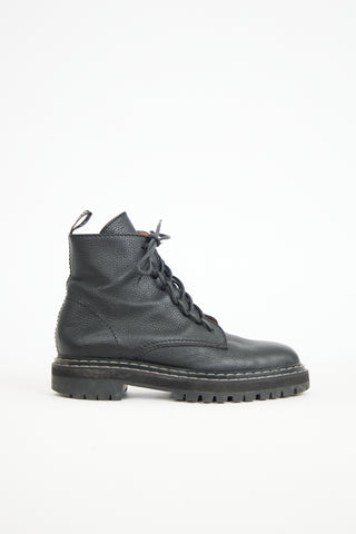 Proenza Schouler Leather Combat Boot