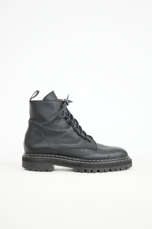 Proenza Schouler Leather Combat Boot