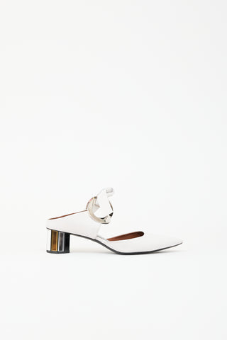 Proenza Schouler Leather Grommet Mule