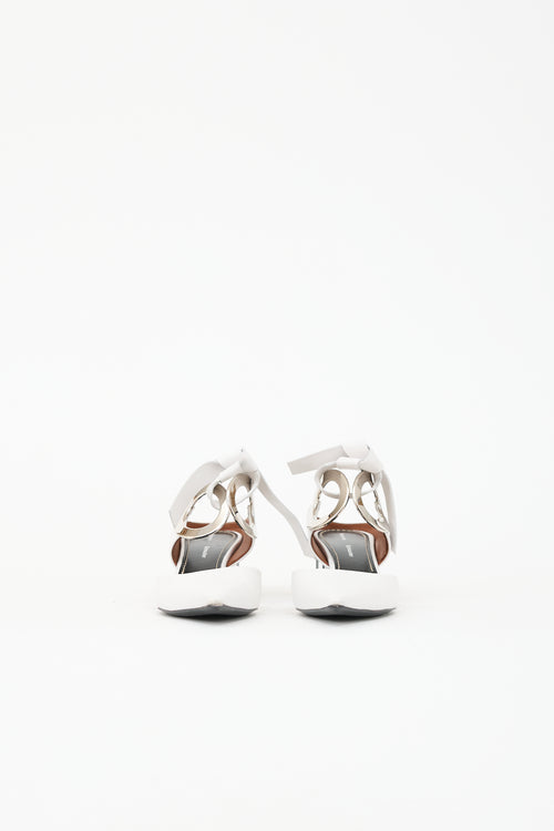 Proenza Schouler Leather Grommet Mule