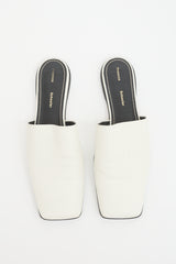 Proenza Schouler Leather Square Toe Mule