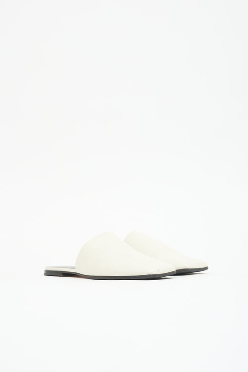 Proenza Schouler Leather Square Toe Mule