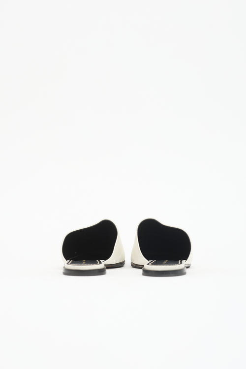Proenza Schouler Leather Square Toe Mule