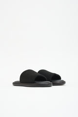 Proenza Schouler Leather & Knit Pipe Slide