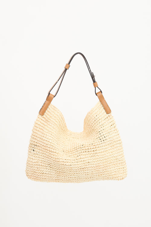 Proenza Schouler Raffia Minetta Shoulder Bag