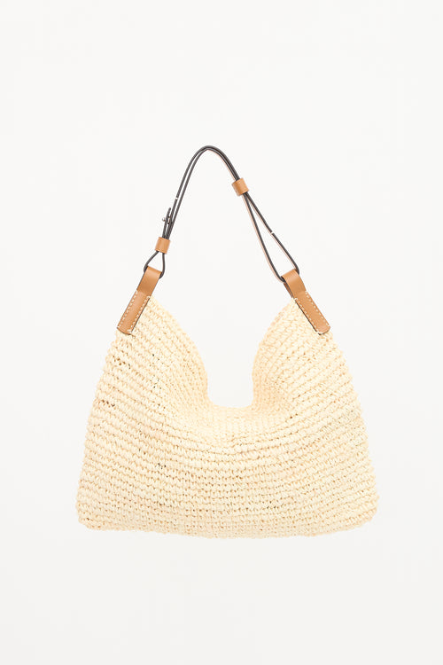 Proenza Schouler Raffia Minetta Shoulder Bag