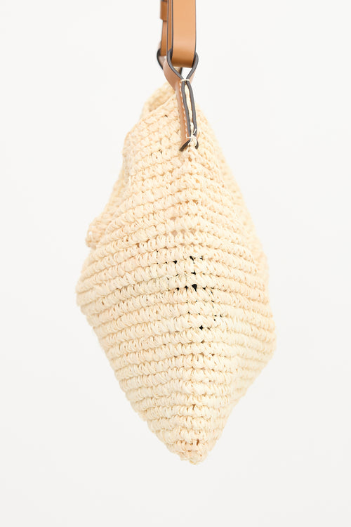 Proenza Schouler Raffia Minetta Shoulder Bag