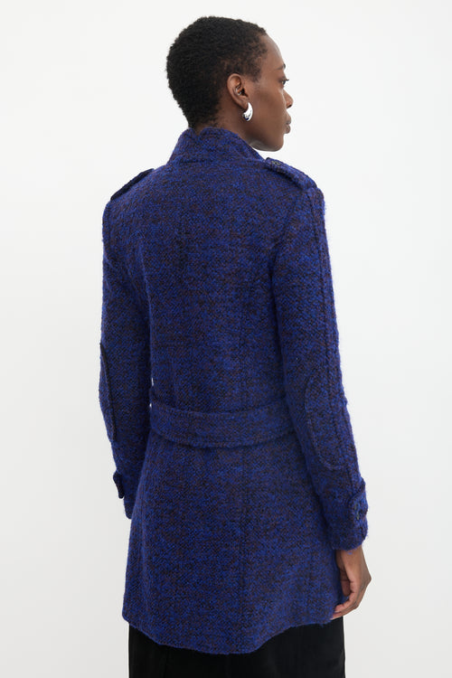 Proenza Schouler Tweed Double Breasted Coat