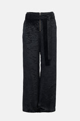 Proenza Schouler Velvet Belted Wide Leg Trouser
