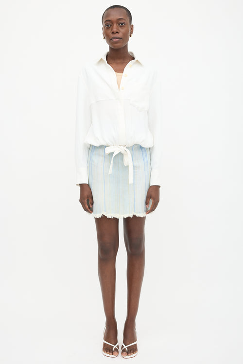 Proenza Schouler White Label Drawstring Shirt