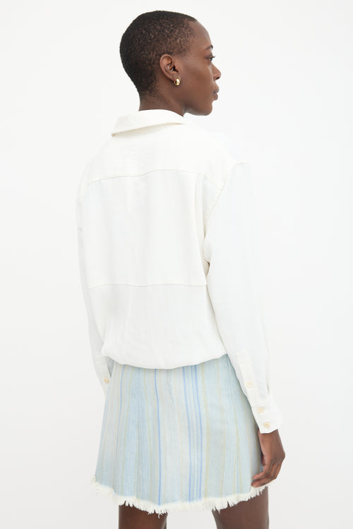 Proenza Schouler White Label Drawstring Shirt