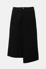 Proenza Schouler Wool Twill Midi Skirt