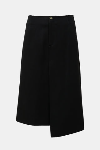 Proenza Schouler Wool Twill Midi Skirt