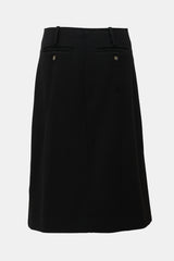Proenza Schouler Wool Twill Midi Skirt