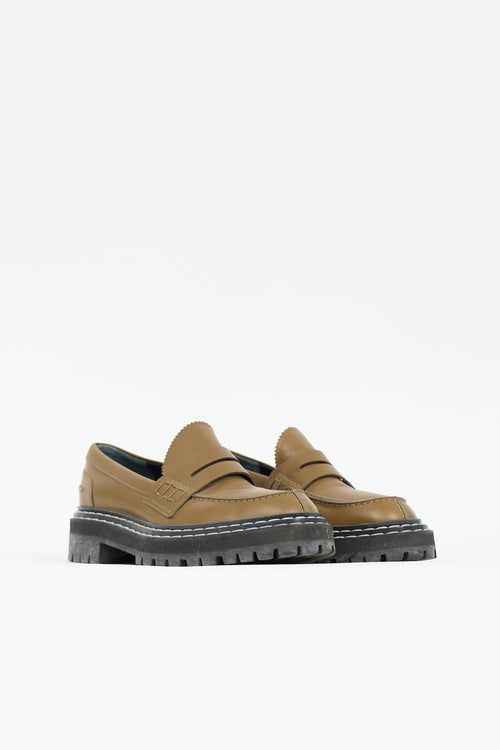 Proenza Schouler Leather Loafer