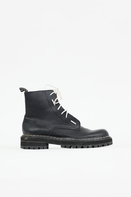 Proenza Schouler Leather Combat Boot