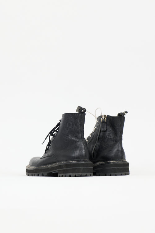 Proenza Schouler Leather Combat Boot