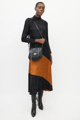 Proenza Schouler Black PS1 Leather Fringe Bag