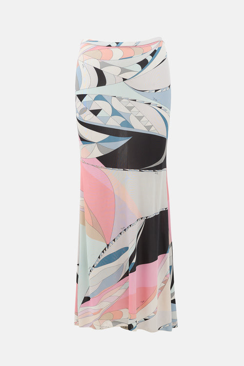 Emilio Pucci Printed Maxi Skirt