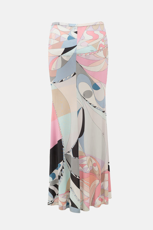 Emilio Pucci Printed Maxi Skirt
