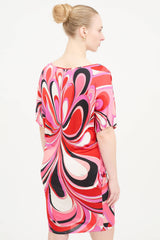 Emilio Pucci Printed Short Sleeve Dress