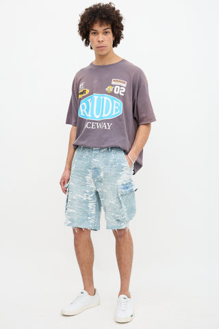 Purple Brand P516 Jacquard Cargo Shorts