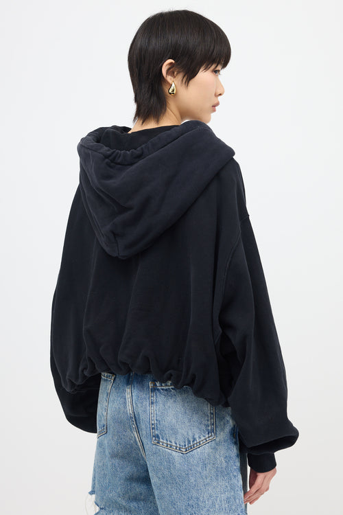 R13 Balloon Zip Up Hoodie