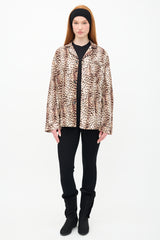 R13 Beige & Black Printed PJ Shirt