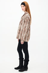 R13 Beige & Black Printed PJ Shirt