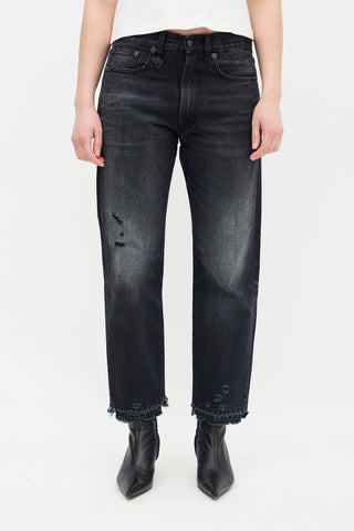 R13 Boyfriend Distressed Jeans