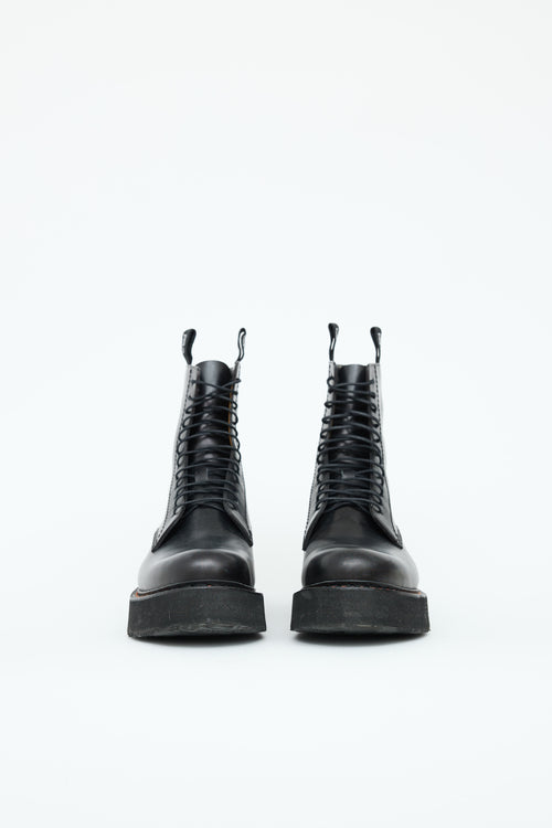 R17 Platform Stack Combat Boot