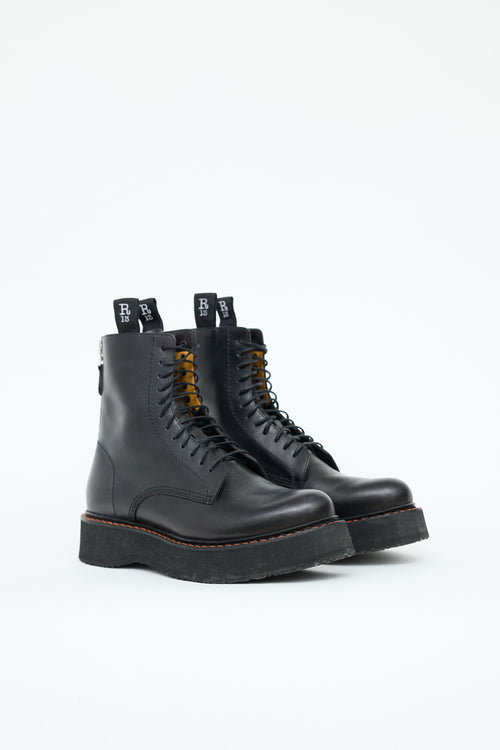R14 Platform Stack Combat Boot
