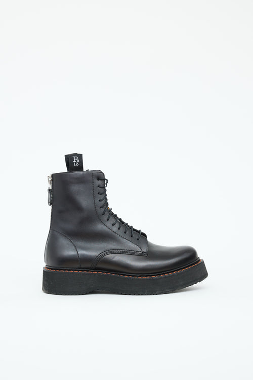 R13 Platform Stack Combat Boot